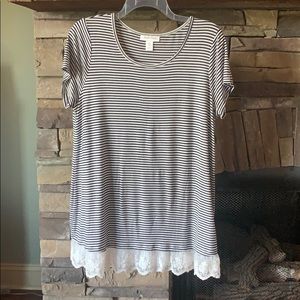Striped Maternity Top